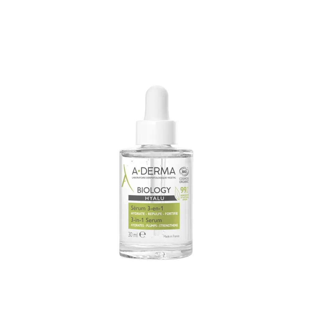 A-Derma Biology Hyalu Triple Action Serum airless pump bottle