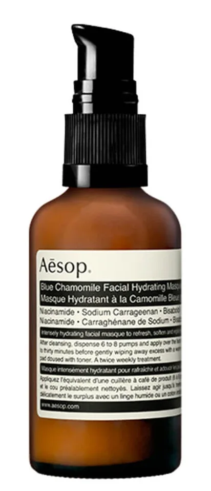 Aesop Blue Chamomile Facial Hydrating Masque 60ml amber glass jar
