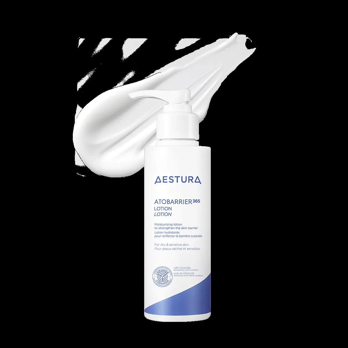 Aestura Atobarrier 365 Lotion pump bottle lightweight ceramide moisturizer