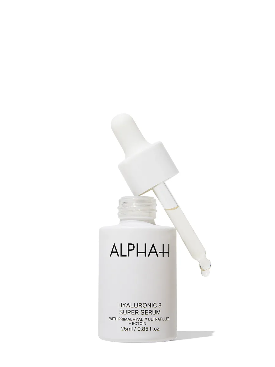 Alpha-H Hyaluronic 8 Super Serum 50ml frosted glass bottle with airless pump