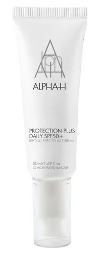 Alpha-H Protection Plus Daily SPF 50+ 50ml white squeeze tube