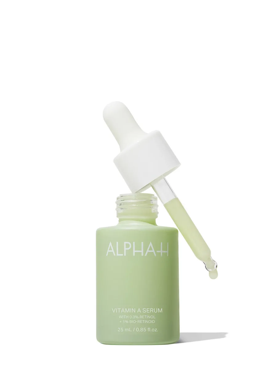 Alpha-H Vitamin A Serum 25ml frosted glass bottle with airless pump