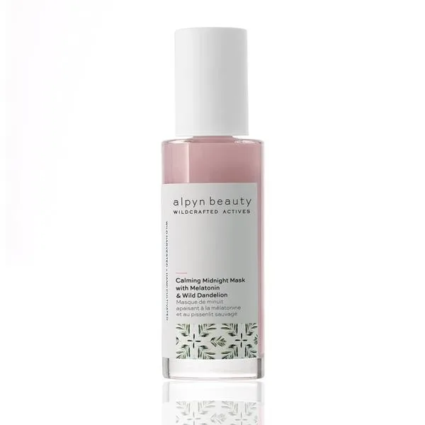Alpyn Beauty Calming Midnight Mask 2 oz frosted glass jar