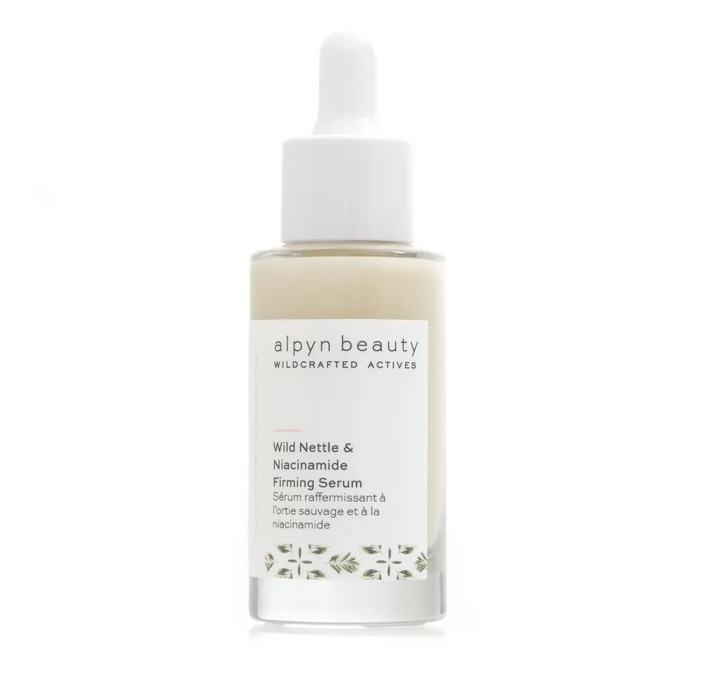 Alpyn Beauty Wild Nettle & Niacinamide Firming Serum 1 oz glass dropper bottle