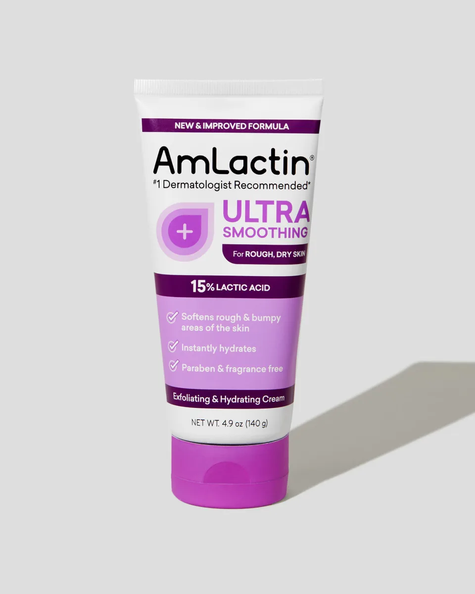 Amlactin Ultra Hydrating Body Cream tube with 15% lactic acid Ultraplex formula
