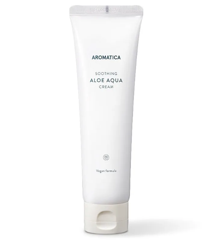 Aromatica Aloe Aqua Cream 100ml frosted plastic jar