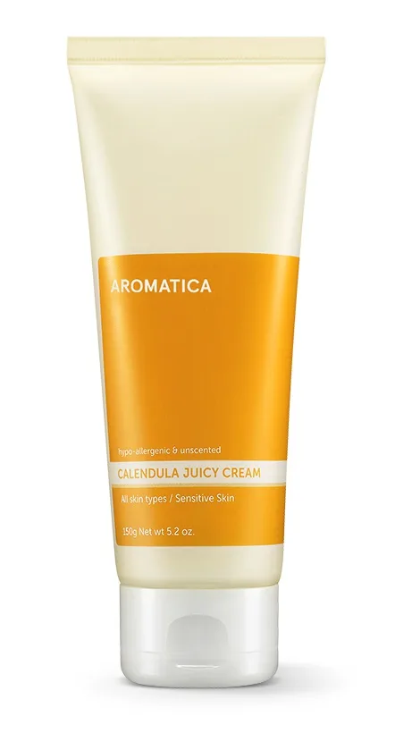 Aromatica Calendula Juicy Cream 150ml frosted plastic jar