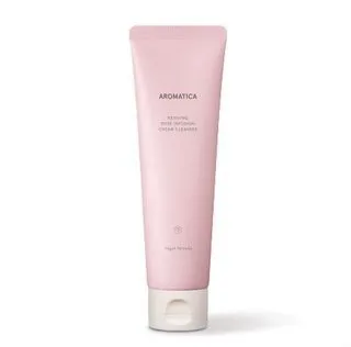 Aromatica Reviving Rose Infusion Cream Cleanser 145g white tube