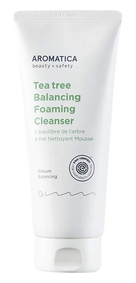 Aromatica Tea Tree Balancing Foaming Cleanser 180g tube