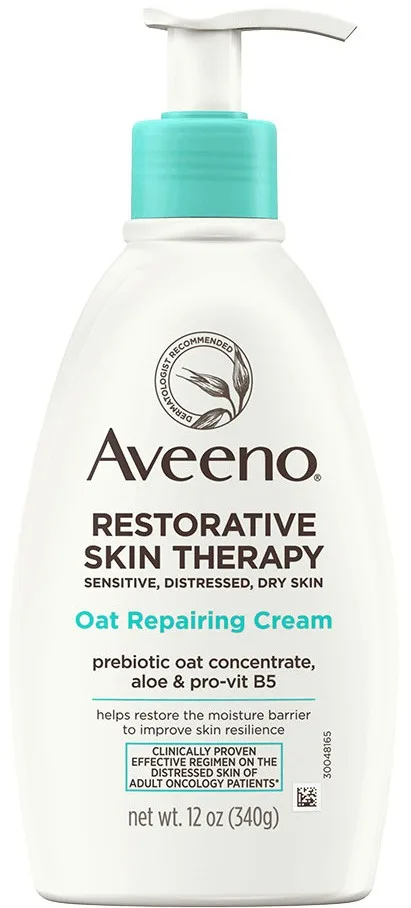 Aveeno Restorative Skin Therapy Oat Repairing Cream 12 oz squeeze tube with green and white packaging