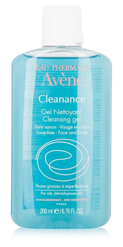 Avène Cleanance Cleansing Gel white tube with green flip-top cap