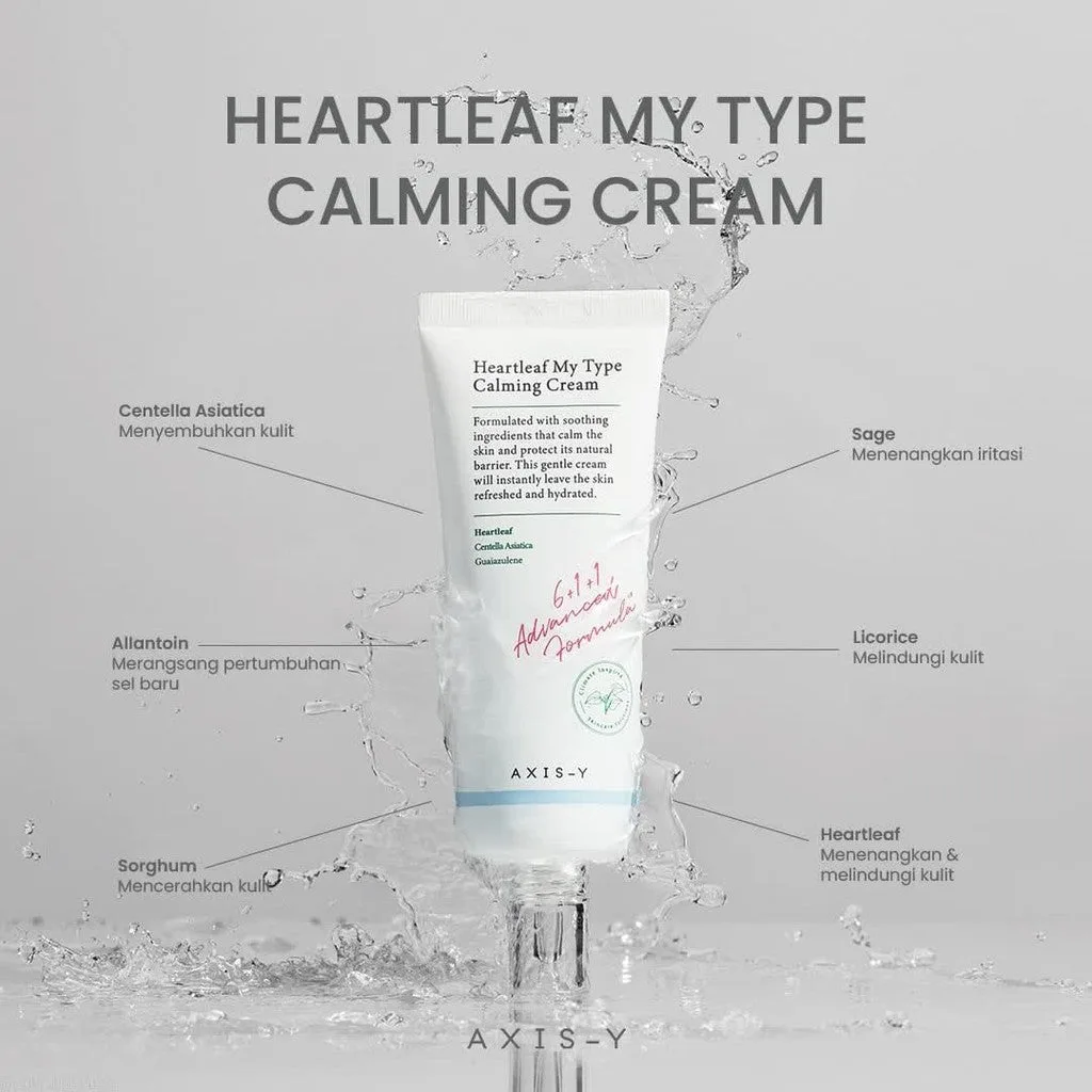 Axis-Y Heartleaf My Type Calming Cream 60ml jar