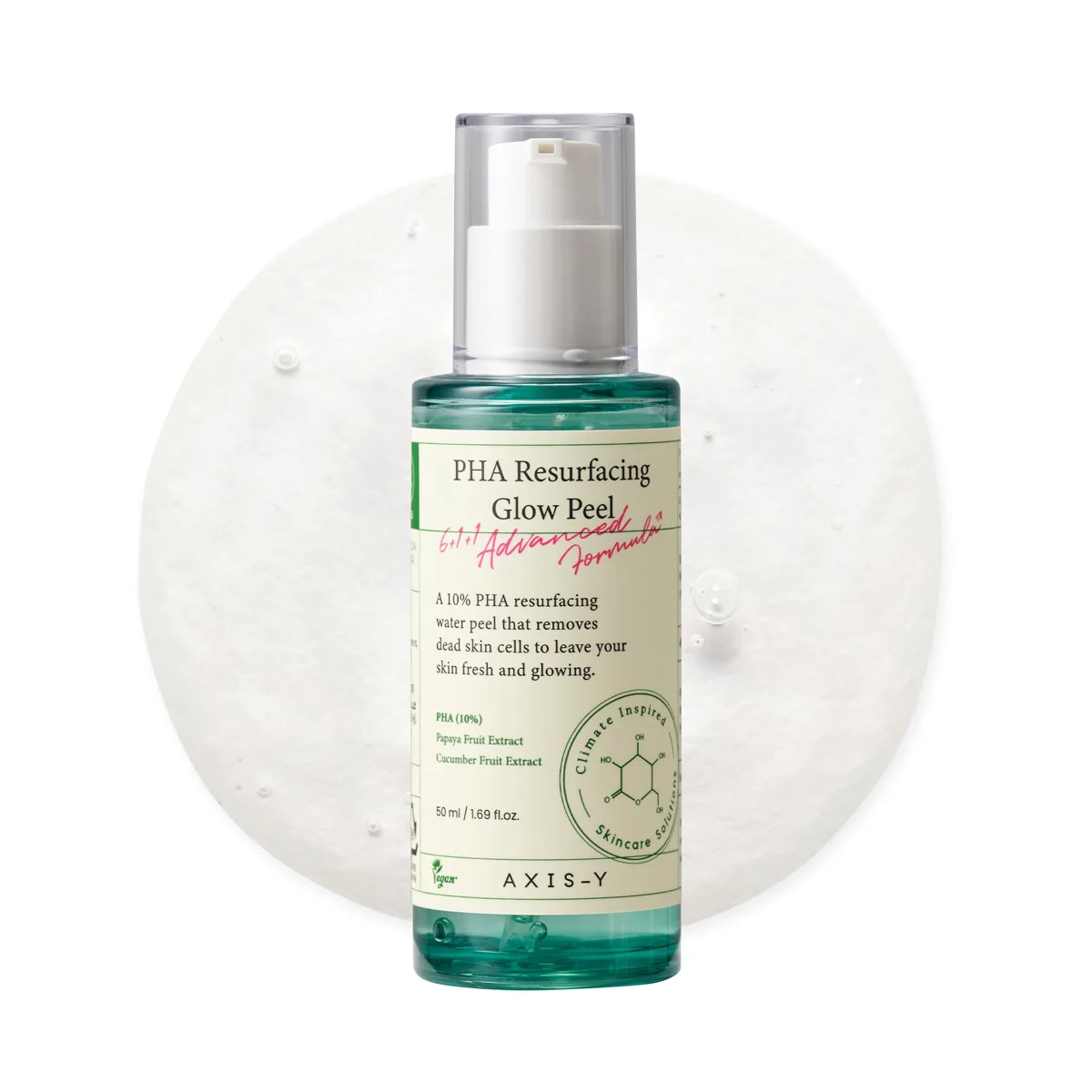 Axis-Y PHA Resurfacing Glow Peel 30ml dropper bottle