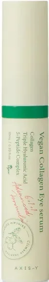 Axis-Y Vegan Collagen Eye Serum 20ml glass dropper bottle