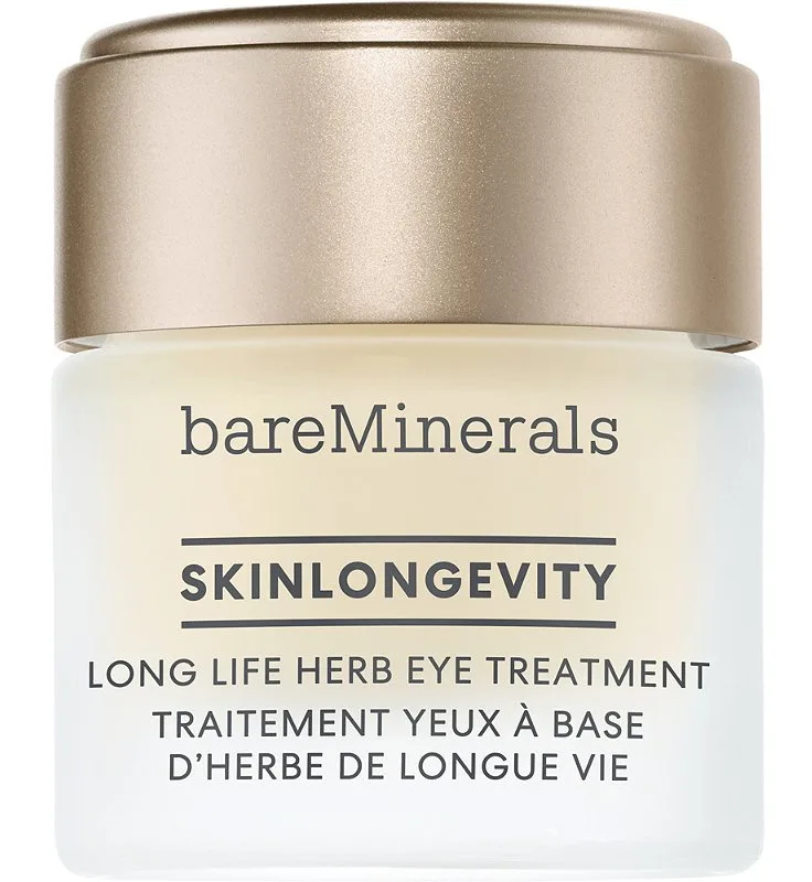 bareMinerals SkinLongevity Long Life Herb Eye Treatment tube with metal applicator