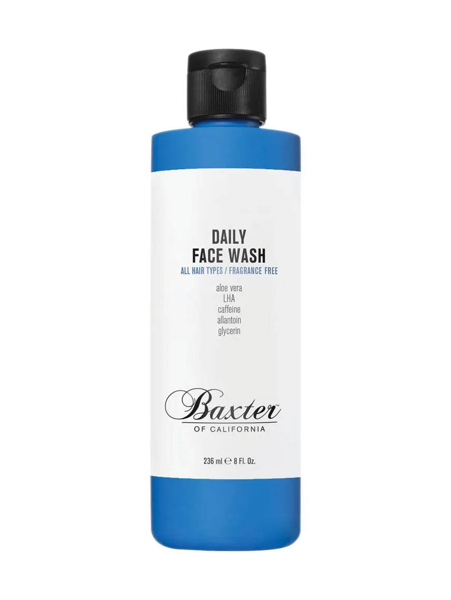Baxter of California Daily Face Wash sulfate-free gel cleanser for men