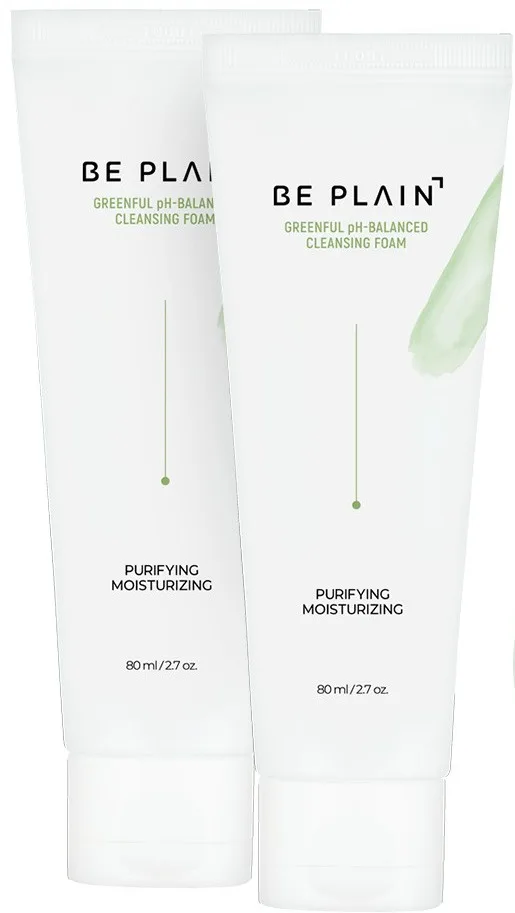 Be Plain Greenful pH-Balanced Cleansing Foam tube