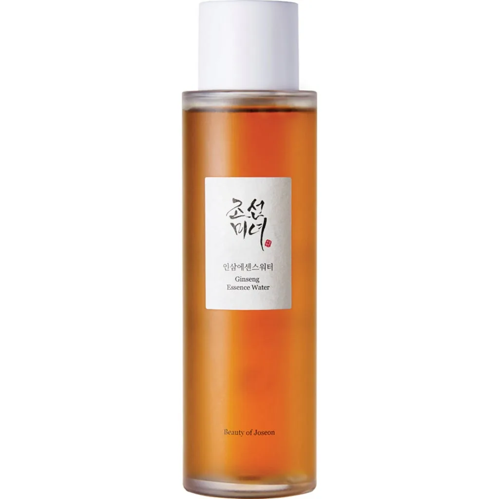Beauty of Joseon Ginseng Essence Water bottle with golden ginseng-infused hydrating toner