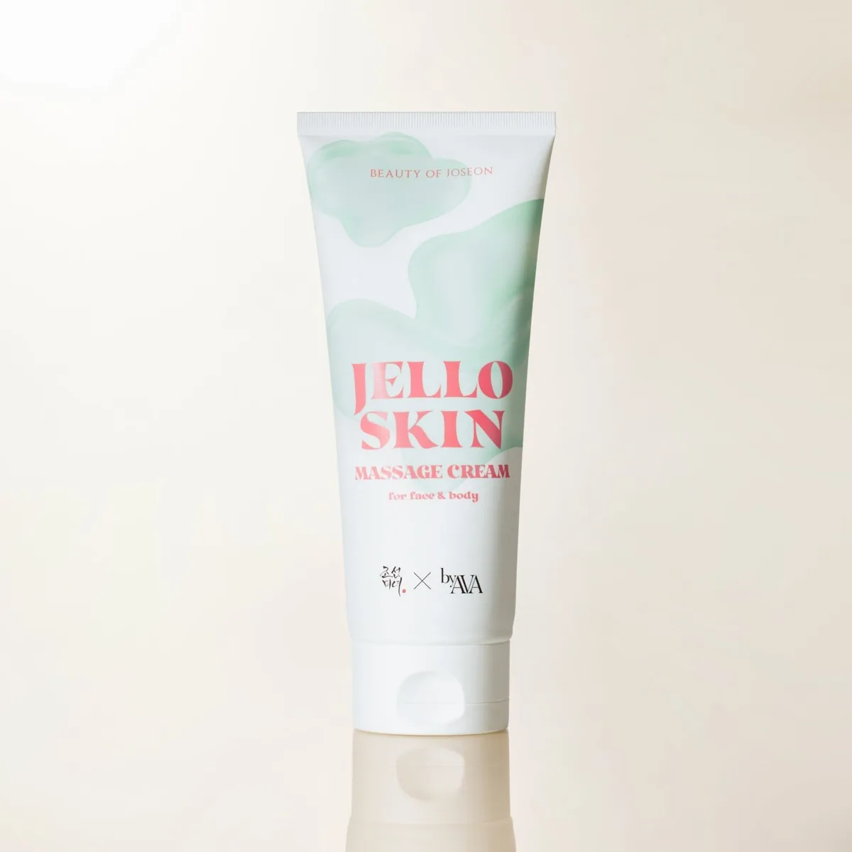 Beauty of Joseon JELLOSKIN Massage Cream pudding-like texture in a jar with traditional Korean design