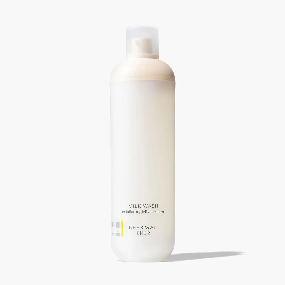 Beekman 1802 Goat Milk Face Wash in frosted pump bottle