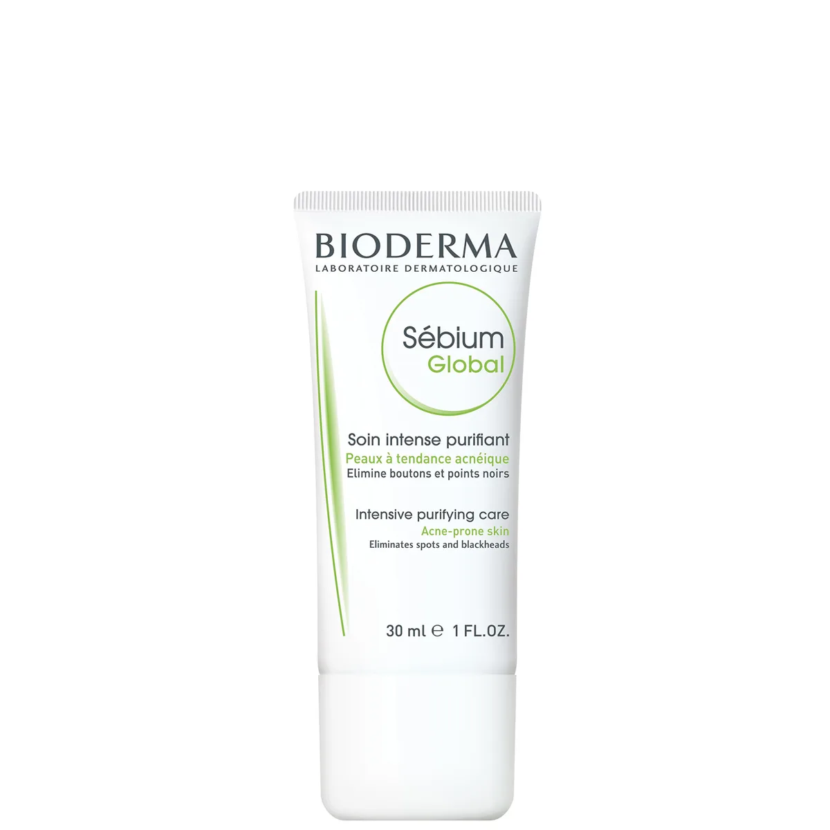 Bioderma Sébium Global Intensive Care 30ml tube with green Sebium line branding