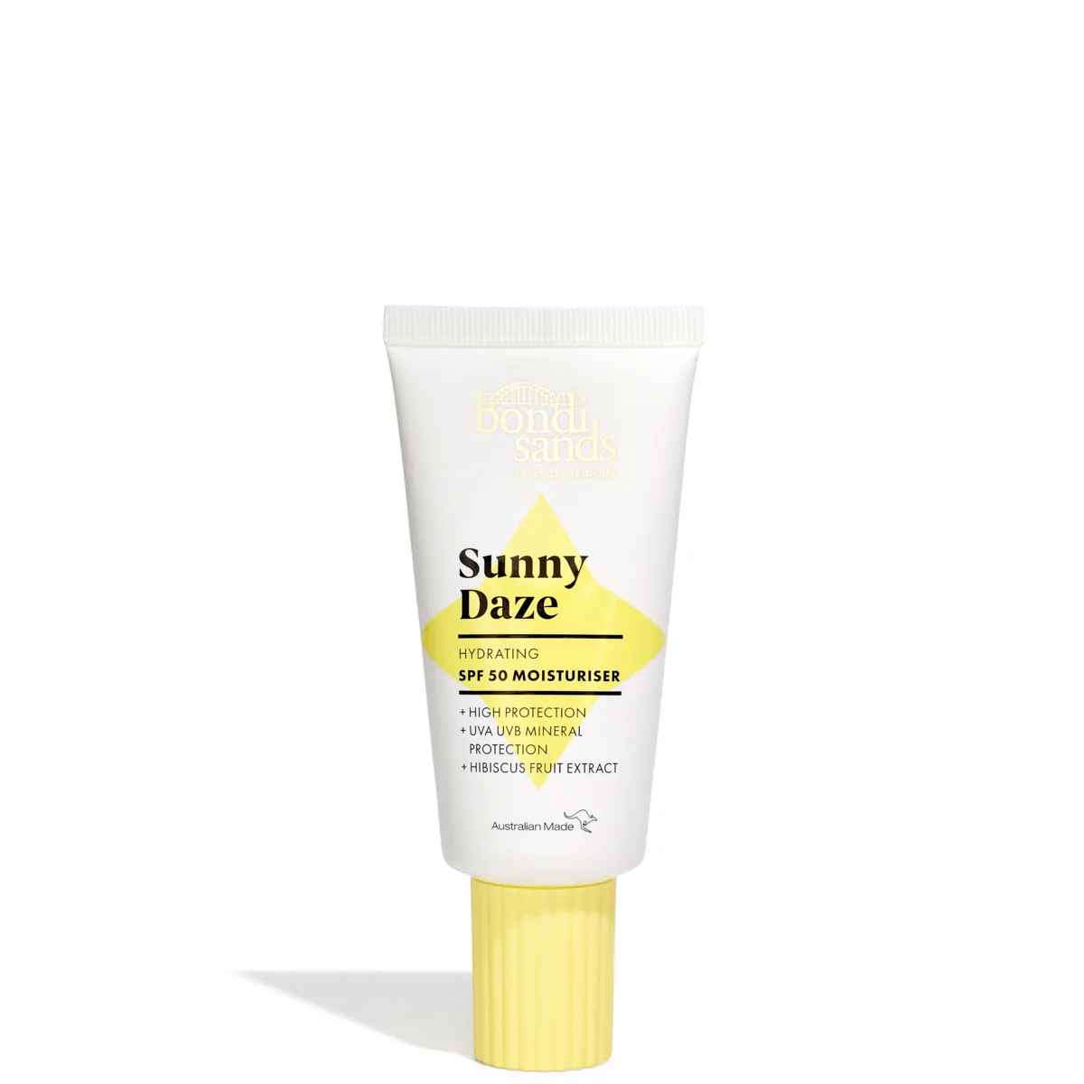 Bondi Sands Sunny Daze SPF 50 Moisturiser 50g tinted mineral face SPF tube