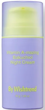 By Wishtrend Vitamin A-mazing Bakuchiol Night Cream 30g opaque tube