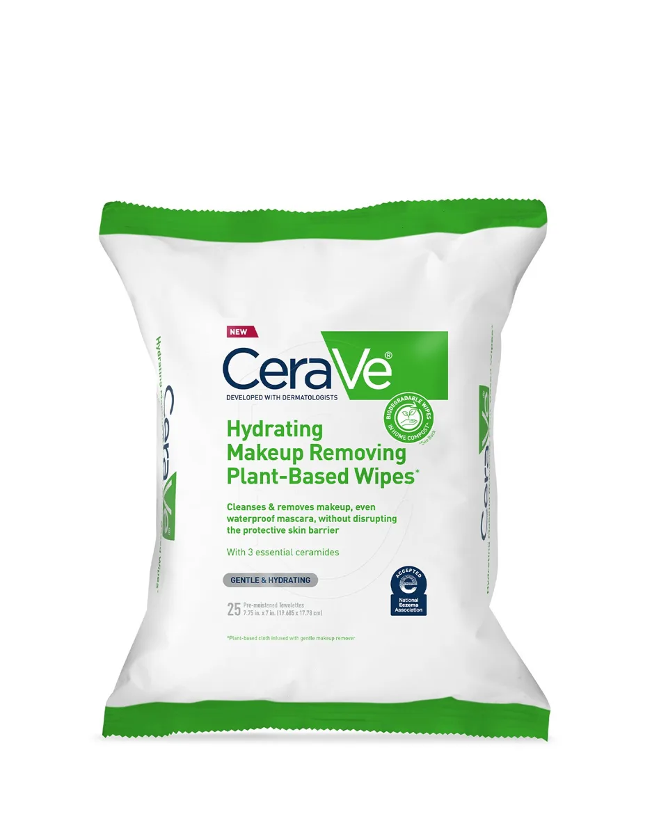 CeraVe Makeup Removing Cleanser Cloths 25 count package