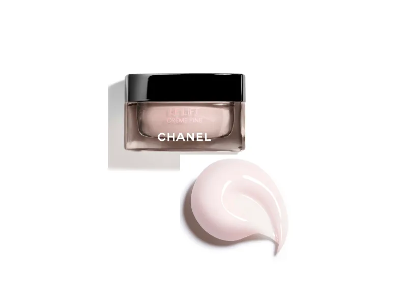 Chanel Le Lift Crème anti-aging moisturizer in white and gold jar