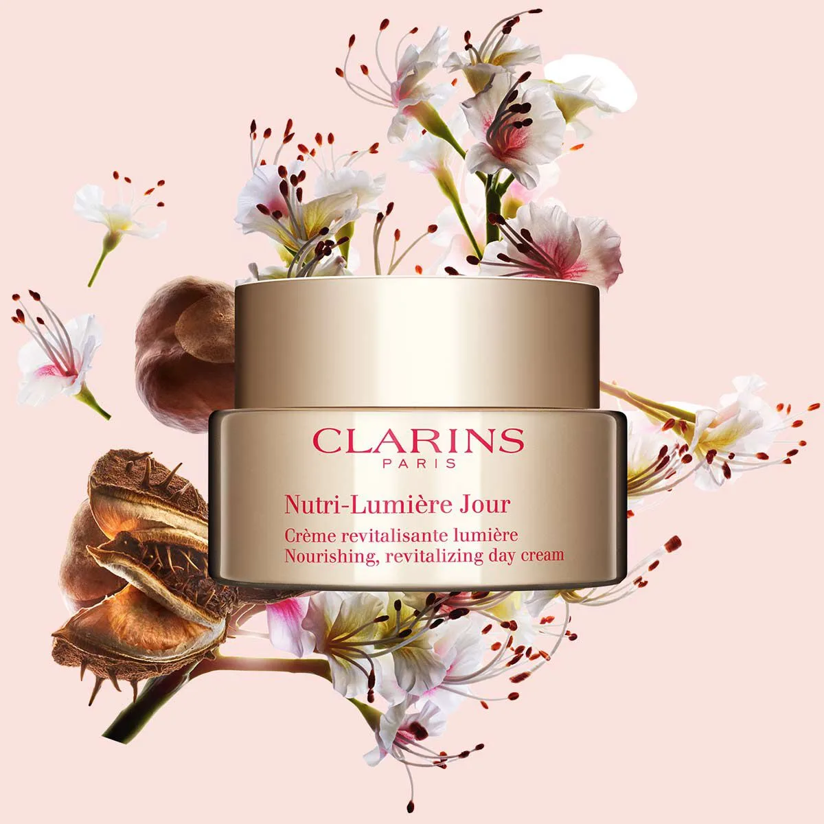 Clarins Nutri-Lumière Day Cream nourishing anti-aging moisturizer for mature skin