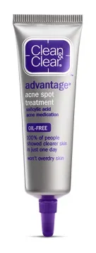 Clean & Clear Advantage Acne Spot Treatment small white and teal tube