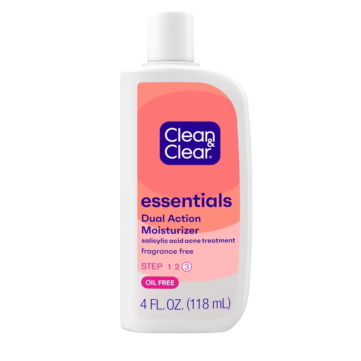 Clean & Clear Oil-Free Dual Action Moisturizer 4 fl oz bottle