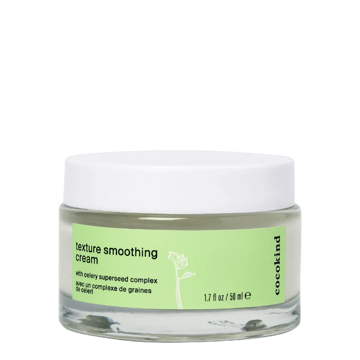 Cocokind Texture Smoothing Cream in a white squeeze tube