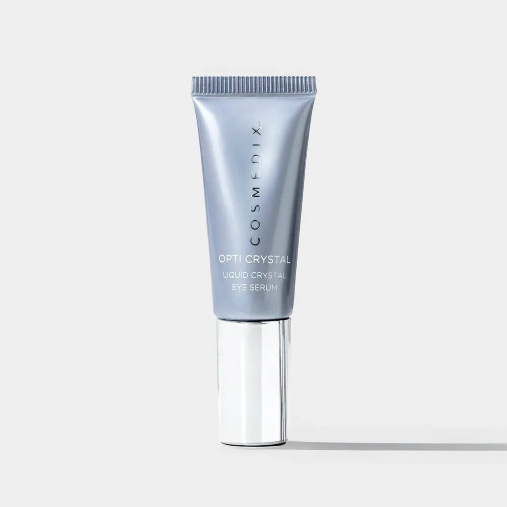 Cosmedix Elite Crystal Serum 1 oz bottle with airless pump, professional-grade encapsulated retinol treatment