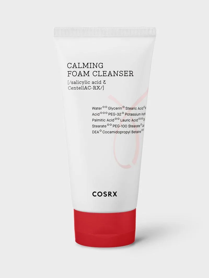 COSRX AC Collection Calming Foam Cleanser 150 mL green tube