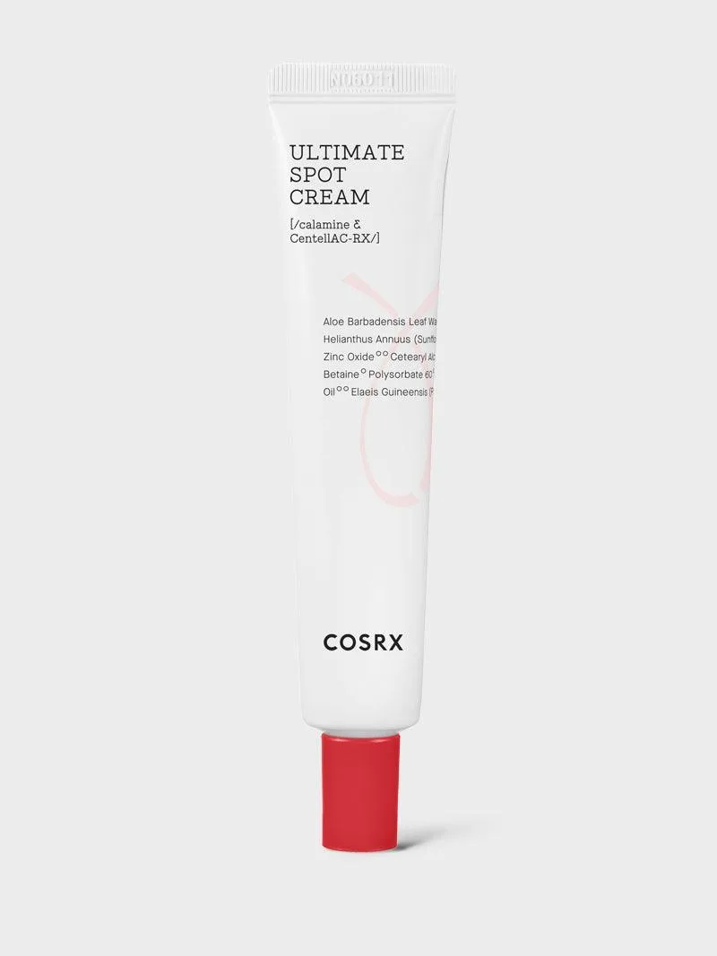 COSRX AC Collection Ultimate Spot Cream 30 g white and red squeeze tube