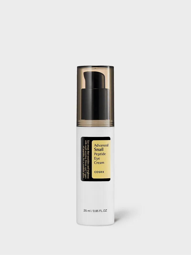 COSRX Advanced Snail Peptide Eye Cream 25 mL white airless pump bottle