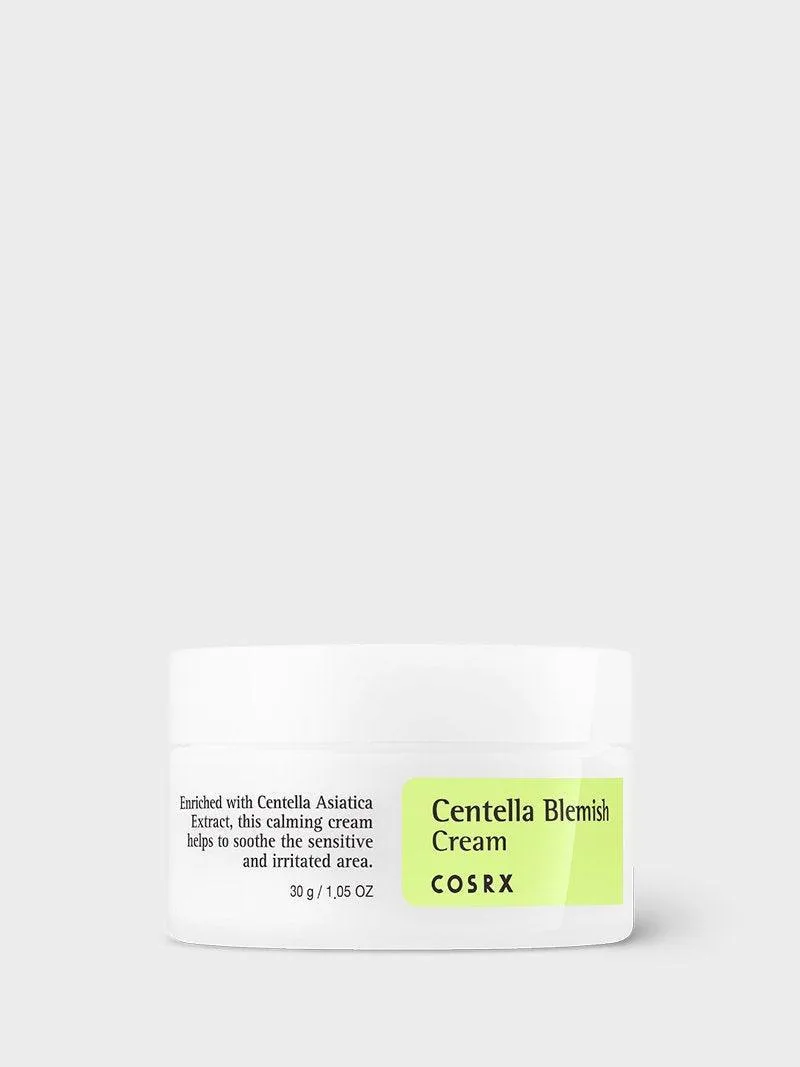COSRX Centella Blemish Cream in a small white tube
