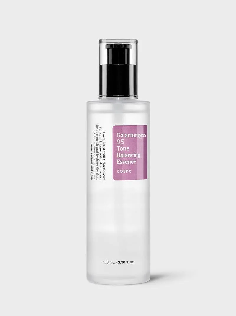 COSRX Galactomyces 95 Tone Balancing Essence in a frosted bottle with white label