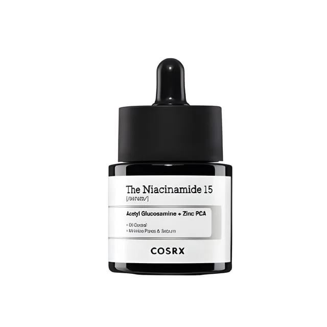 COSRX The Niacinamide 15 Serum 20ml dark glass bottle with dropper