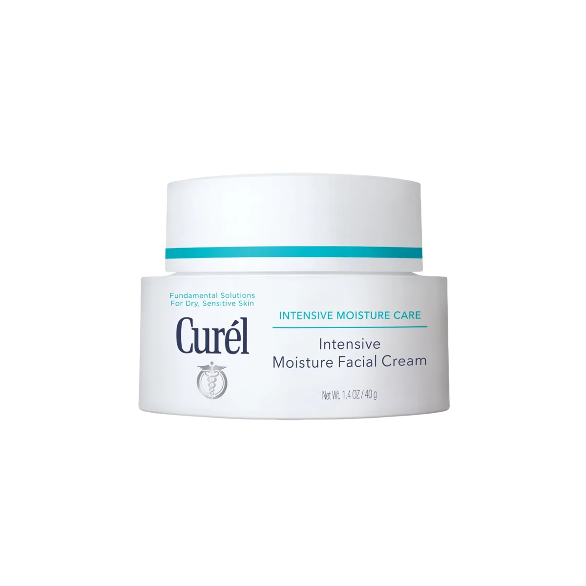 Curél Intensive Moisture Facial Cream Japanese ceramide moisturizer in a small white jar