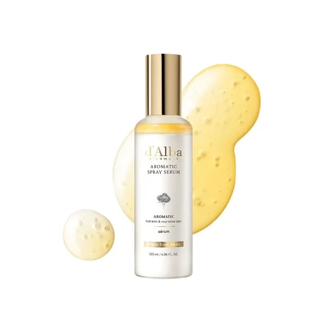 d'Alba White Truffle First Aromatic Spray Serum glass bottle
