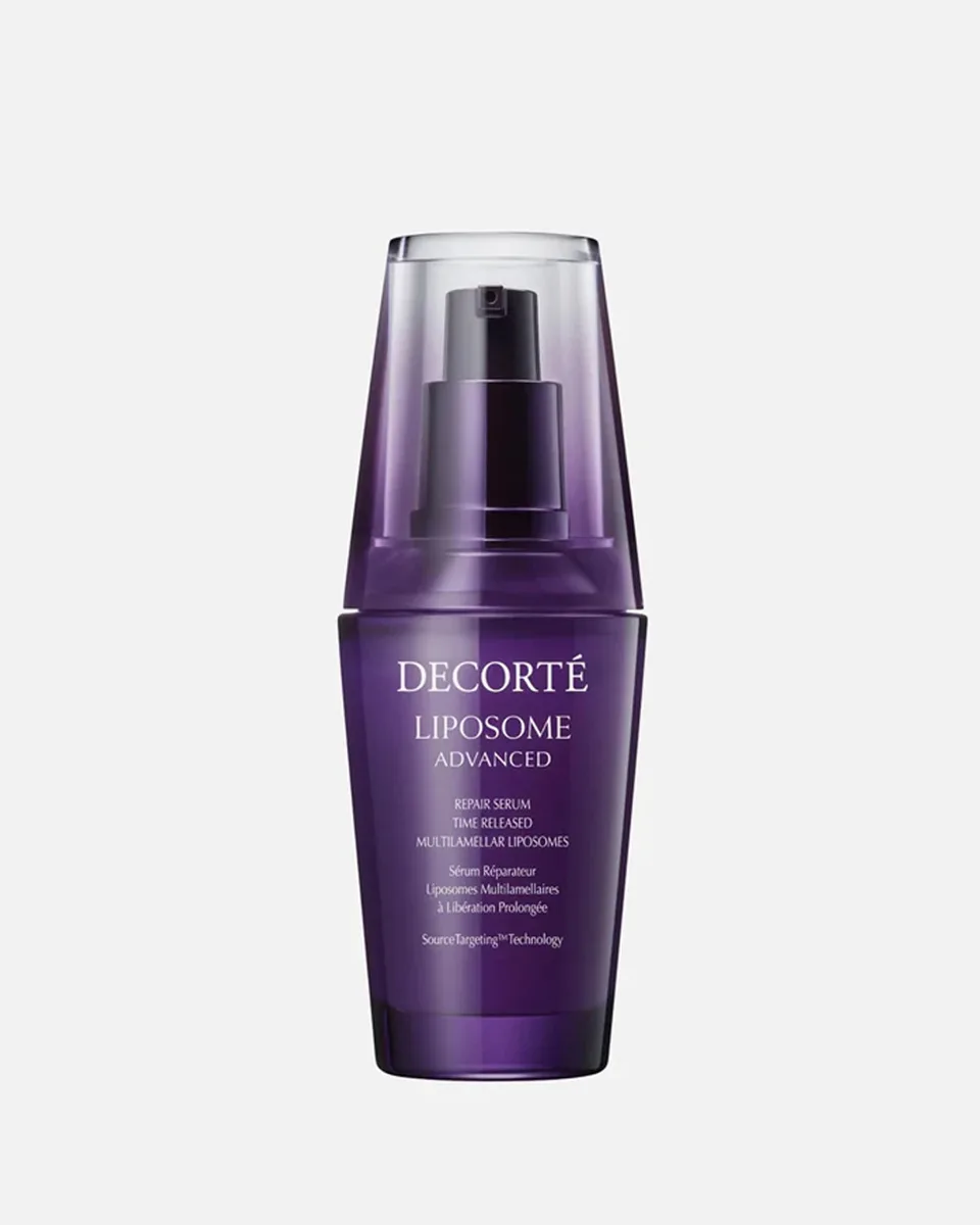 Decorté Liposome Advanced Repair Serum frosted bottle with dropper