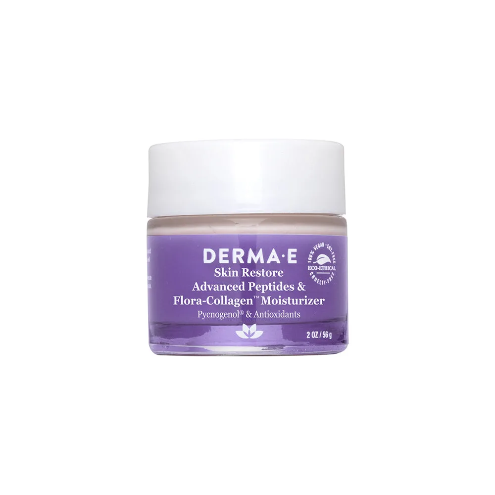 Derma E Advanced Peptides and Flora-Collagen Moisturizer 2 oz airless pump bottle