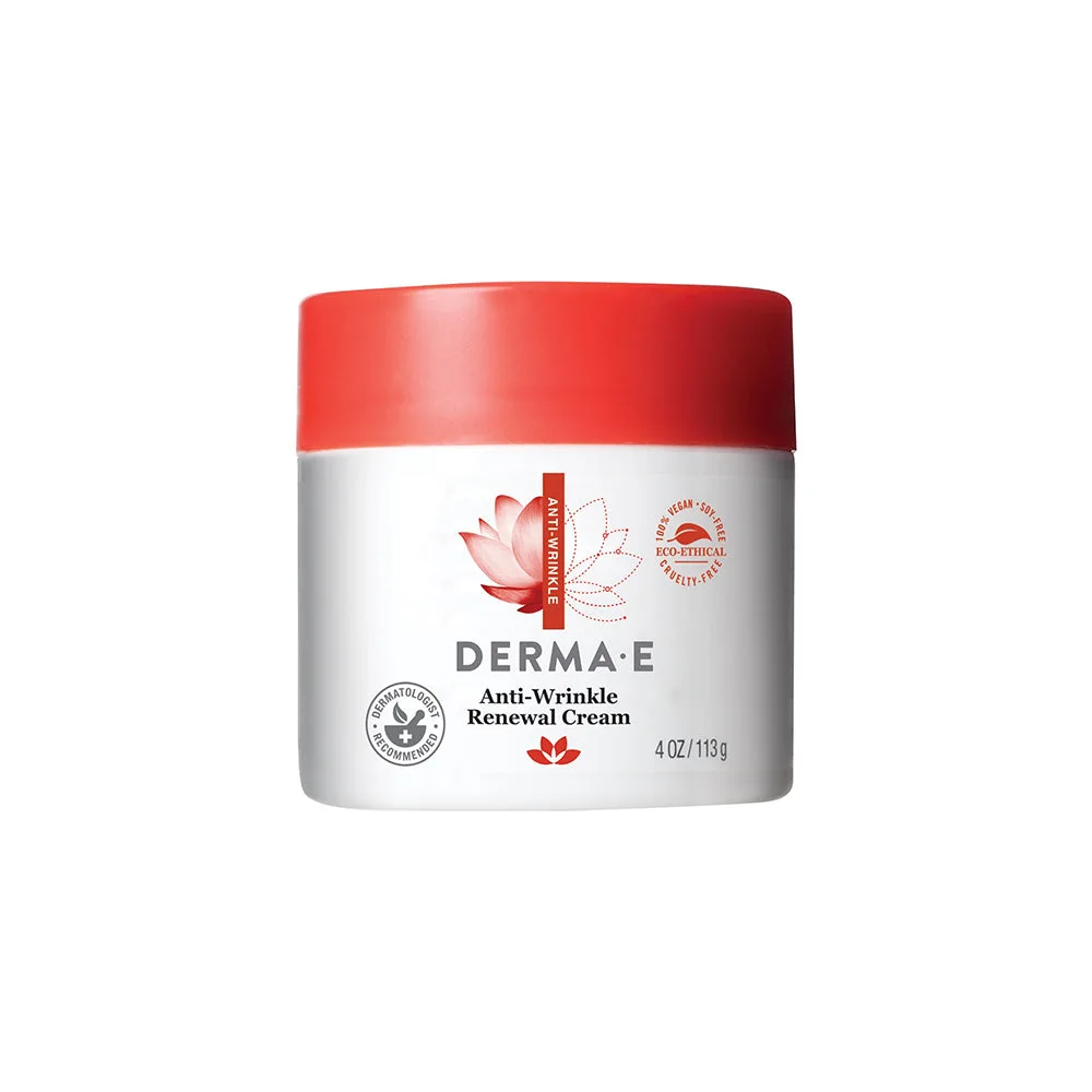 Derma E Anti-Wrinkle Renewal Cream 4oz jar