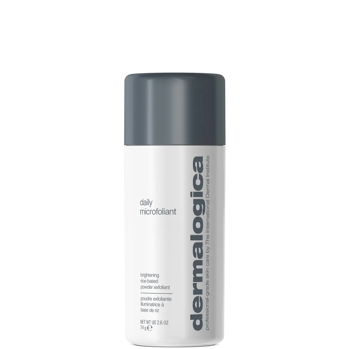 Dermalogica Daily Microfoliant powder exfoliant in a cylindrical shaker bottle
