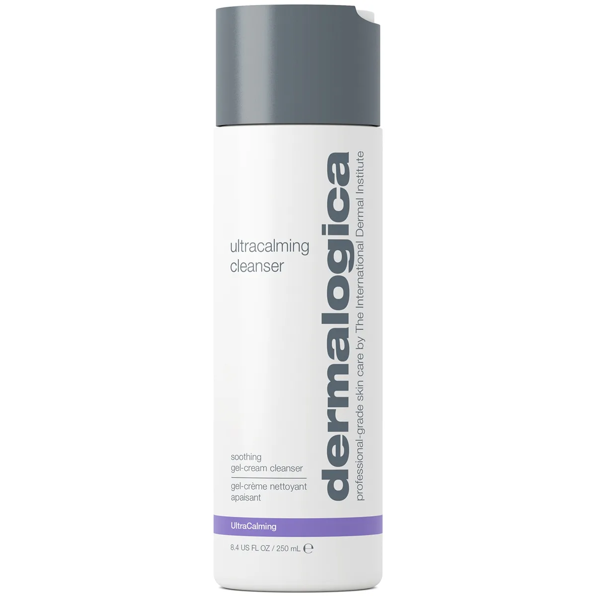 Dermalogica UltraCalming Cleanser in plastic squeeze bottle with flip-top cap
