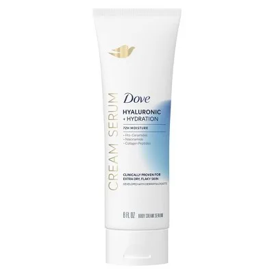 Dove Hyaluronic + Hydration Cream Serum with Pro-Ceramides and Niacinamide, 8 fl oz bottle