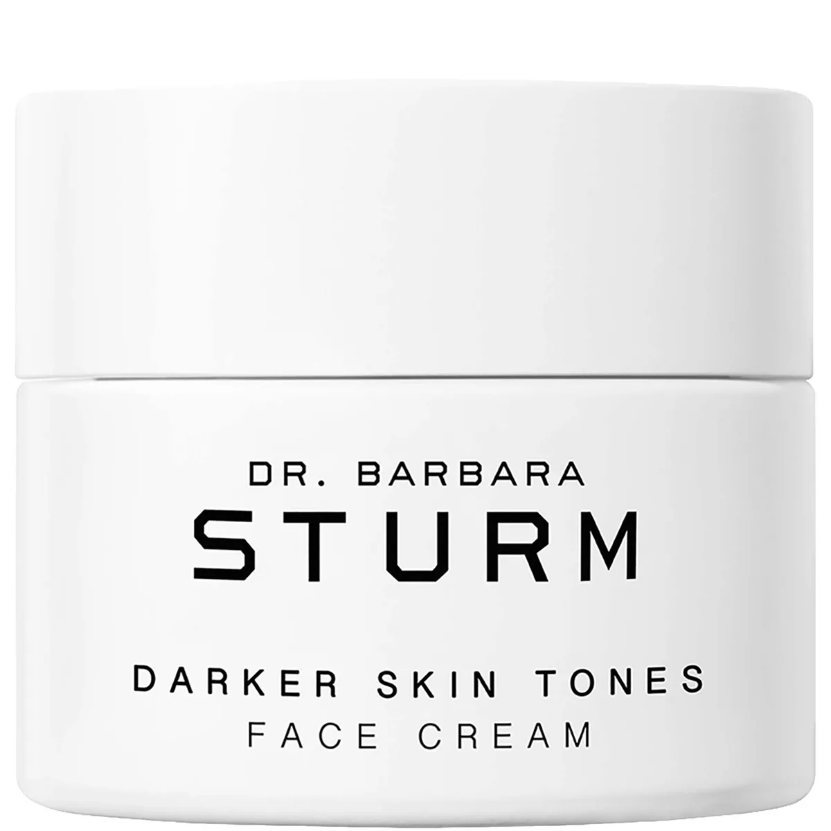 Dr. Barbara Sturm Darker Skin Tones Face Cream 50ml frosted glass jar