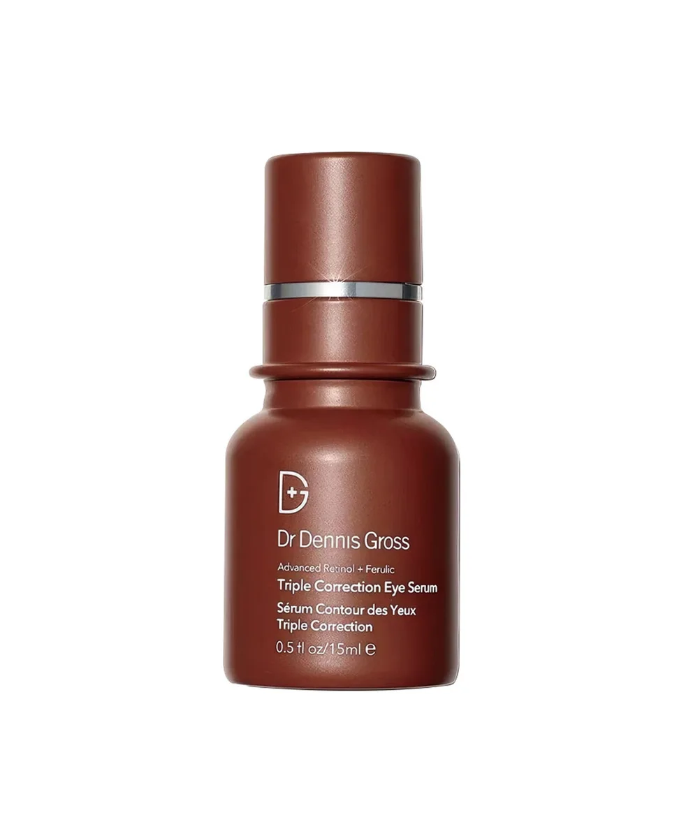 Dr. Dennis Gross Advanced Retinol + Ferulic Triple Correction Eye Serum 0.5 oz white tube